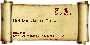 Bottenstein Maja névjegykártya